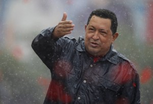 El Comandante Hugo Chávez en el cierre de su última campaña presidencial