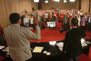 Juramentación-nuevos-ministros-en-Miraflores
