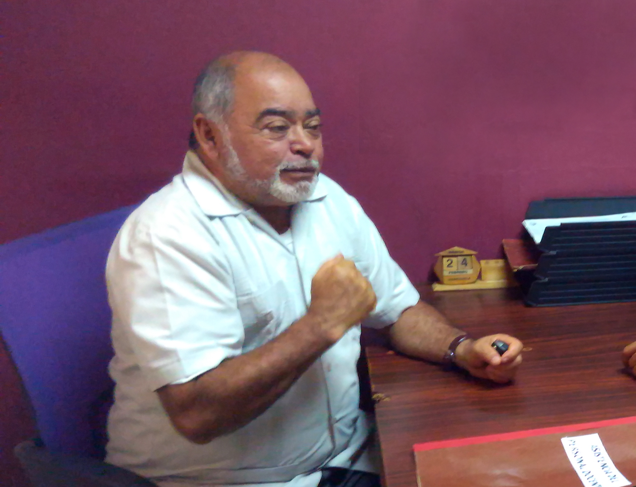 Diputado socialista, Sergio Fuenmayor, visita el IUTM, Extensión El Moján.